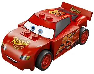 CRS093:  Lightning McQueen - Rust-eze Hood, Red Sides