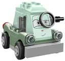 Minifigurka: CRS110:  Professor Zundapp - Happy, Red Plate 2 x 6