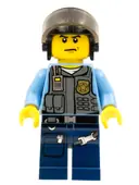Minifigurka: CTY0362:  Police - LEGO City Undercover Elite Police Officer 3
