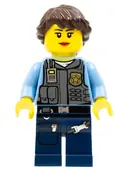 Minifigurka: CTY0375:  Police - LEGO City Undercover Elite Police Officer 4