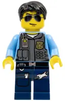 Minifigurka: CTY0376:  Police - LEGO City Undercover Elite Police Officer 5