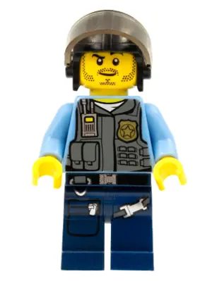 CTY0377:  Police - LEGO City Undercover Elite Police Officer 6