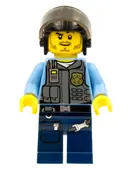 Minifigurka: CTY0377:  Police - LEGO City Undercover Elite Police Officer 6