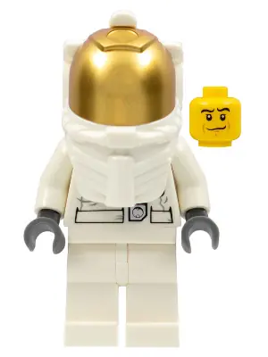 CTY0384:  Astronaut, White Legs, Underwater Helmet, Visor