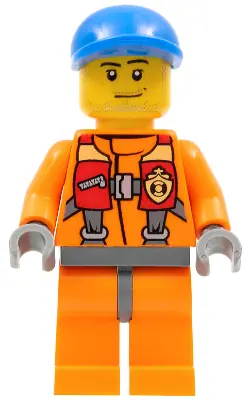 CTY0409:  Coast Guard City - Rescuer, Orange Jacket