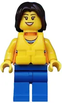 Minifigurka: CTY0416:  Coast Guard City - Dinghy Passenger Female