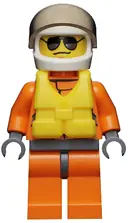 Minifigurka: CTY0417:  Coast Guard City - Helicopter Pilot, Life Jacket