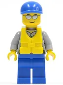 Minifigurka: CTY0474:  Coast Guard City - Rescuer, Cap