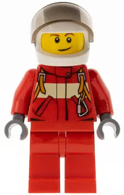 CTY0539:  Paramedic - Pilot Male, White Helmet