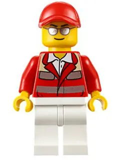 CTY0608:  Paramedic - Red Uniform, Male, Red Short Bill Cap