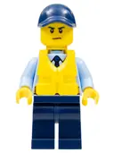 Minifigurka: CTY0644:  Police - City Officer, Life Jacket, Scowl
