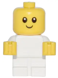 CTY0668:  Baby - White Body with Yellow Hands
