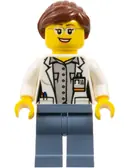 Minifigurka: CTY0680:  Volcano Explorer - Female Scientist