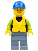 Minifigurka: CTY0730:  Catamaran Operator, Male
