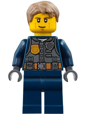 CTY0780:  Police - City Chase McCain - Dark Blue Uniform