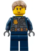 Minifigurka: CTY0780:  Police - City Chase McCain - Dark Blue Uniform