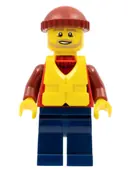 Minifigurka: CTY0817:  Coast Guard City - Lifeboat Passenger