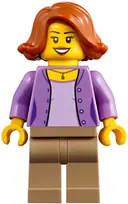 Minifigurka: CTY0844:  Camper, Female Parent