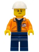 Minifigurka: CTY0849:  Miner - Equipment Operator