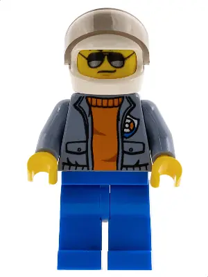 CTY0865:  Coast Guard City - Helicopter Pilot with Sunglasses