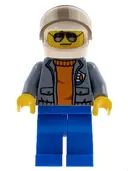 Minifigurka: CTY0865:  Coast Guard City - Helicopter Pilot with Sunglasses