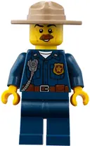 Minifigurka: CTY0870:  Mountain Police - Police Chief Male