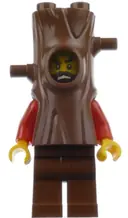 Minifigurka: CTY0872:  Mountain Police - Crook Male Stumpy 10K (in tree costume)