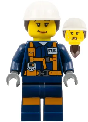 CTY0885:  Miner - Female Explosives Engineer with Dual Sided Head
