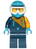 Minifigurka: CTY0904:  Arctic Snowmobile Driver