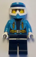 Minifigurka: CTY0927:  Arctic Explorer Female - Dirt Bike Helmet, Goggles