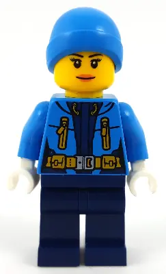 CTY0931:  Arctic Explorer - Female, Dark Blue Legs, Dark Azure Beanie