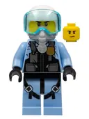 Minifigurka: CTY0980:  Sky Police - Jet Pilot with Oxygen Mask