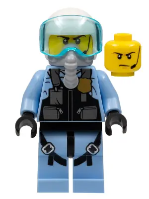CTY0997:  Sky Police - Jet Pilot with Oxygen Mask and Headset