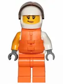 Minifigurka: CTY1002:  Jet Skier Female, 'ViTA RUSH' Logo, Life Jacket