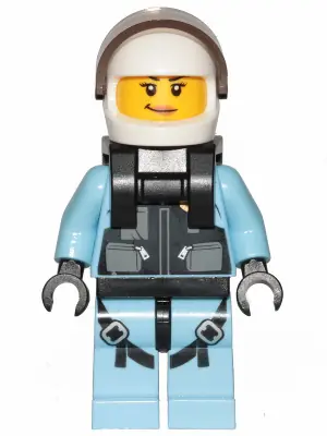 CTY1003:  Sky Police - Jet Pilot, Female with Neck Bracket (for Jet Pack)