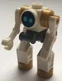Minifigurka: CTY1071:  City Space Robot, Standing, Medium Azure Eyes