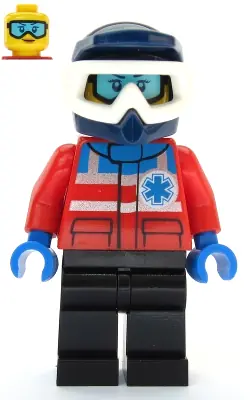 CTY1079:  Ski Patrol Member - Female, Dark Blue Helmet