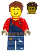 Minifigurka: CTY1095:  Harl Hubbs without Utility Belt