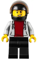 Minifigurka: CTY1097:  Motorcyclist, Stunt Driver