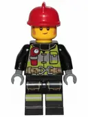 Minifigurka: CTY1105:  Fire Fighter - Clemmons