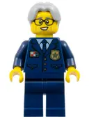 Minifigurka: CTY1124:  Police Chief - Percival Wheeler