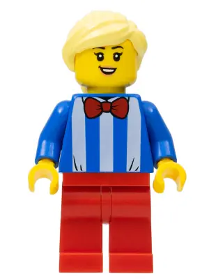 CTY1139:  Ice Cream Vendor - Female, Red Legs, Bright Light Yellow Hair