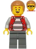 Minifigurka: CTY1203:  Police - Crook Hacksaw Hank