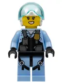 Minifigurka: CTY1208:  Police Officer - Rooky Partnur, Jet Pilot