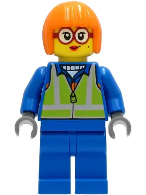 CTY1244:  Shirley Keeper - Blue Jacket, Safety Vest