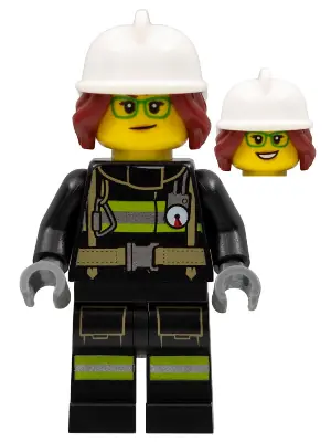 CTY1254:  Fire Fighter, Female - Freya McCloud, Black Suit