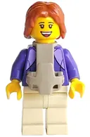 Minifigurka: CTY1262:  Holiday Camper Van Mother, Baby Carrier