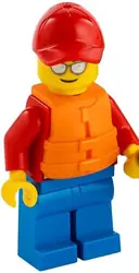 Minifigurka: CTY1273:  Beach Rescue with Life Preserver