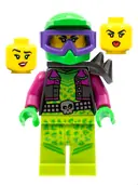 Minifigurka: CTY1328:  Raze - Stuntz Driver