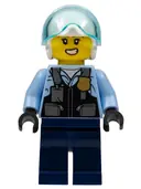 Minifigurka: CTY1374:  Police Officer - Rooky Partnur, Jet Pilot with Dark Blue Pants